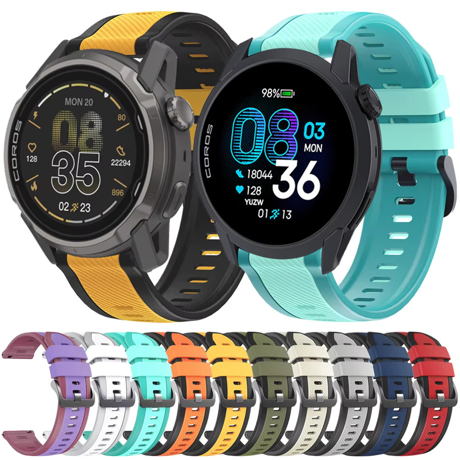 COROS Uhrenarmband Silikon, 22 mm, Bunt, Unisex - Bild 4