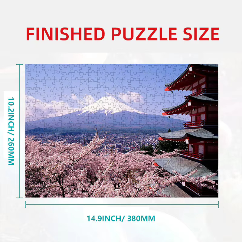 MaxRenard Fuji Berg Landschaft, Puzzle, 1.000 Teile, Pappe / Karton - Bild 2