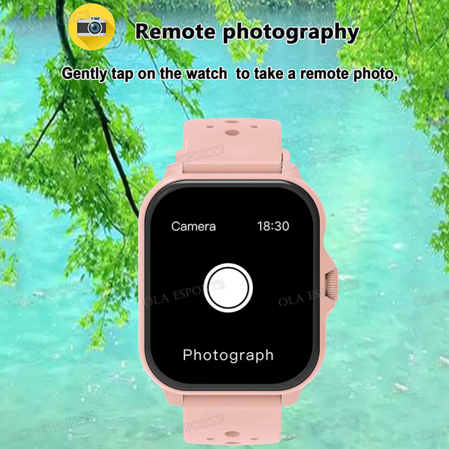 Ola Esporte Smartwatch, Pink, Silikon, Unisex - Bild 3