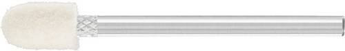 PFERD Filzpolierstifte Walzenrundform mittelhart Durchmesser: 6 mm, Schaft-Durchmesser: 3 mm, 10 Stück, Weiß - Bild 1