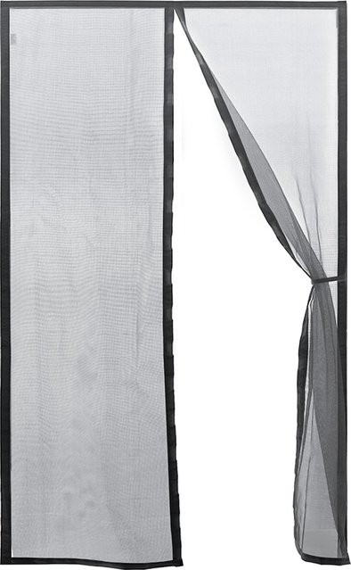DTGJ Magnetisches Moskitonetz als Türgitter in Schwarz für Innentüren - Bild 1