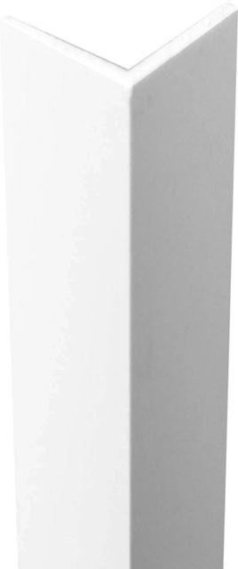 Arcansas Winkelprofil ungleichschenklig aus PVC in Weiß, Breite: 10 mm, Länge: 1.000 mm - Bild 1