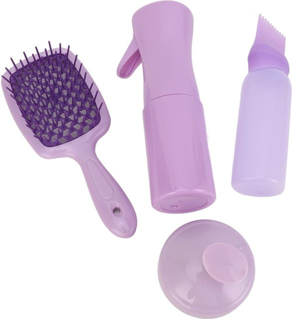 Koogeelife Haarbürsten-Set, Entwirrbürste, Sprühflasche, Wurzelkamm, weiß - Bild 1