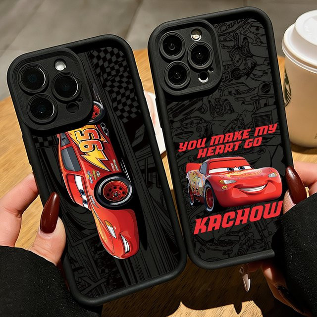 Handyhülle für Google Pixel 10 9 8 7 Pro XL mit Cartoon Lightning McQueen Design in Multicolour, weiche Silikon-TPU-Rückseite - Bild 1