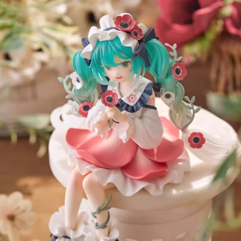 FuRyu Anime Figur Hatsune Miku Noodle Stopper Blume Fee Anemone Höhe: 14 cm - Bild 3