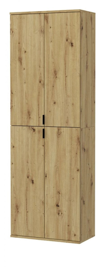 Inn.Furn Garderobenschrank Line-Up in Eiche, Breite: 61 cm, Höhe: 193 cm, mit flexibler Inneneinteilung und Hosenregal - Bild 1