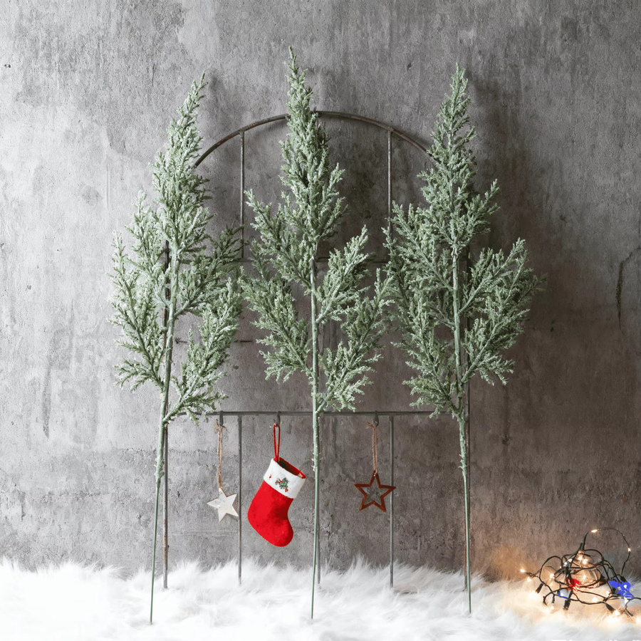 XIAOYINMO Künstliche Pflanzen in Grün für Weihnachtsbaum, Hochzeit und Dekoration - Bild 2