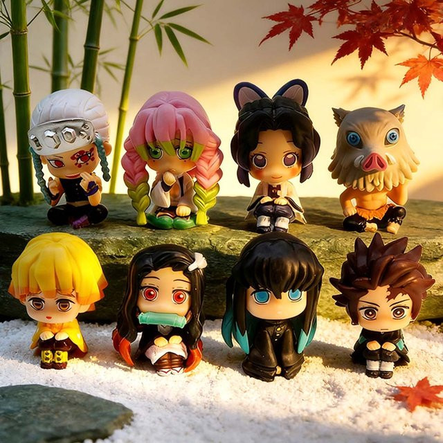 Bandai Posket Demon Slayer Kimetsu No Yaiba, Mini-Figuren, PVC-Puppen - Bild 1