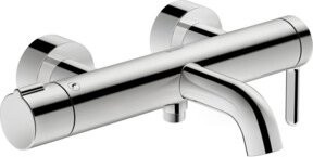 Duravit Wannen-Einhebelmischer C.1 AP mit Umstellventil für die Wandmontage in Chrom - Bild 1