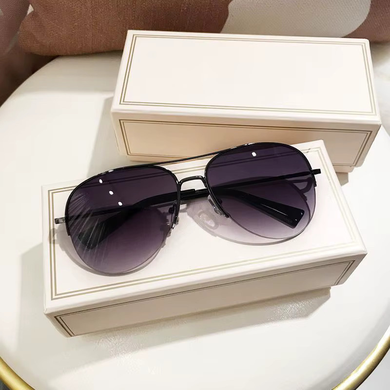 Sonnenbrille Aviator, Herren, Metall, schwarz - Bild 2