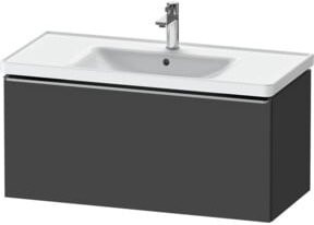 Duravit Waschtischunterschrank D-Neo, wandhängend, Grau matt, B: 98,4 cm, T: 45,2 cm, H: 44,0 cm - Bild 1