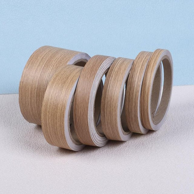 Selbstklebendes Kantenband mit Holzmaserung in Braun für Möbel und Renovierungen, 1 Rolle, Breite: 3 cm, Länge: 10 m - Bild 1