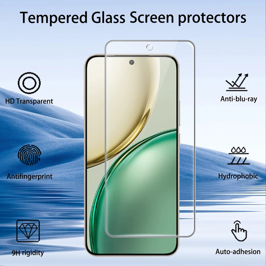 Honor Displayschutzfolie aus gehärtetem Glas für Magic8 Lite 6,79 Zoll, transparent, HD 9H, kratzfest - Bild 3