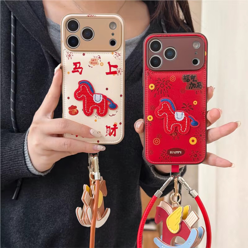 Handyhülle mit niedlichem Cartoon-Pony-Design für Huawei Pura P70, P80 Pro Plus, Mate 60 Pro Plus, Mate 70 Pro Plus und Mate 80 Pro Max in Rot und Mehrfarbig - Bild 2