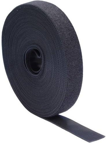 Quadrios 23CA191 Klettband zum Bündeln in Schwarz, Länge: 10 m, Breite: 20 mm - Bild 1
