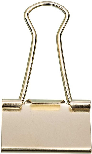 Rico Design Paper Poetry Foldback Klammern in Gold, 6 Stück, 32 mm - Bild 1