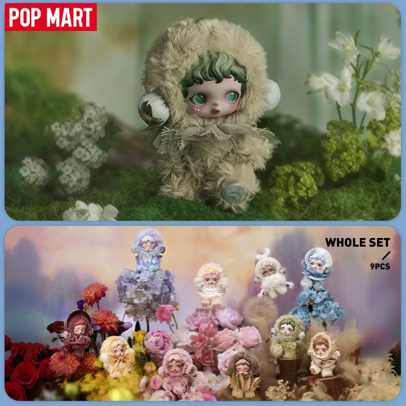 POP MART SKULLPANDA L’impressionnisme Serie und The Paradox Series, 2-teiliges Set, Plüschpuppenanhänger Blind Box - Bild 1