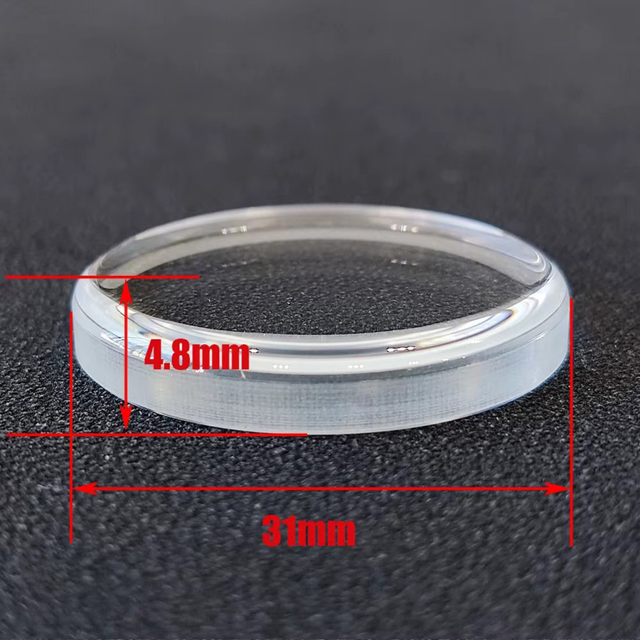 OUMASHI Uhrenglas Top Hat Mineralglas, 31mm * 4,8mm, Unisex - Bild 4