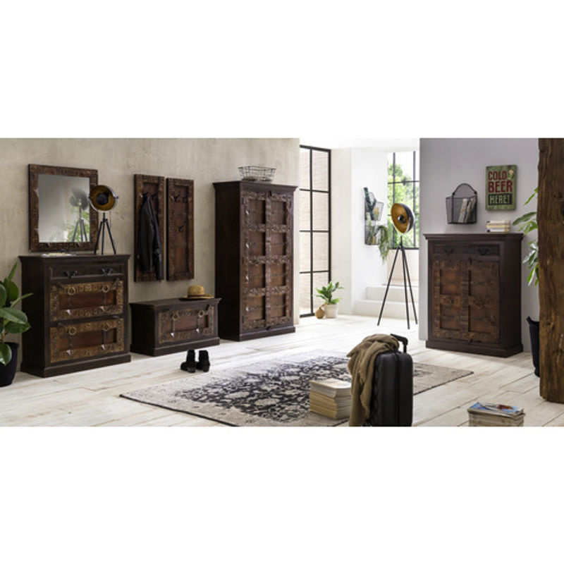 SIT Schrank ALMIRAH aus Altholz, 2-türig, braun, B/T/H: 135 x 45 x 180 cm - Bild 4