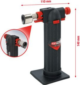 KS Tools Gasbrenner in Schwarz, Länge: 14 cm - Bild 2
