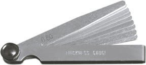 Kraftwerk Fühlerblattlehre 10-teilig in Silber, 0,05-0,8 mm - Bild 1