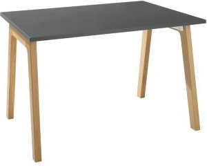 Schäfer Shop Select Schreibtisch Start Off Wood in Graphit und Holzoptik mit A-Fuß, B: 120 cm, T: 80 cm, H: 73,5 cm - Bild 1
