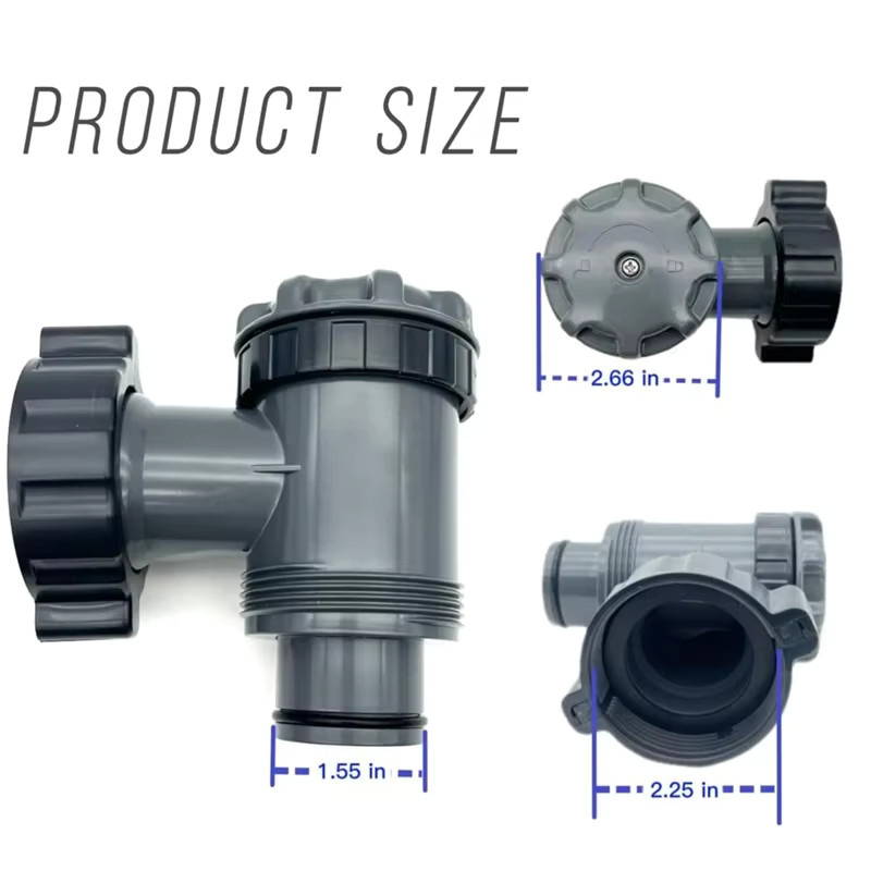 Einlass und Auslass Sieb Befestigung für Schwimmbad Filter Ersatzteil P6H1317 / P6 passend für Bestway Coleman und INTEX Pools - Bild 4