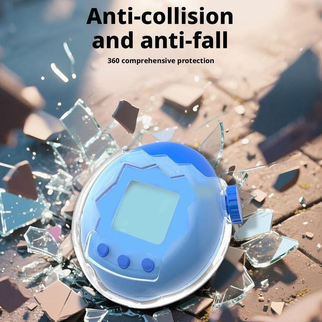 Transparente Schutzhülle für Tamagotchi Paradise Spielkonsole mit Trageband, wasserdicht und schmutzabweisend - Bild 1