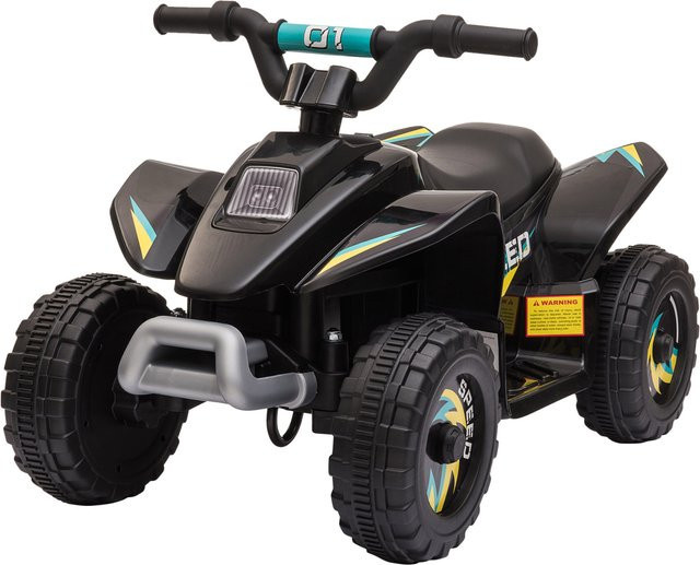 HOMCOM Kinder Quad Elektro 6V, Schwarz, ab 1,5 Jahre - Bild 1