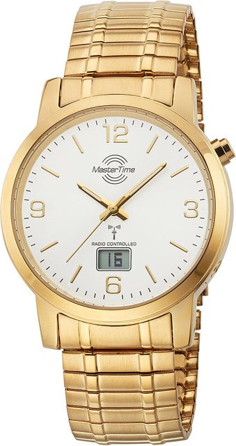 Master Time Herrenuhr, Quarz, Edelstahl, 41 mm, Analog-Digital - Bild 1