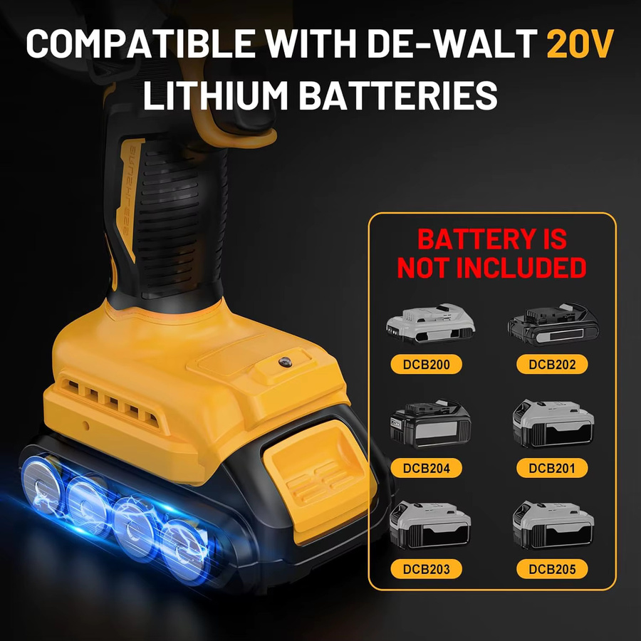 DeWalt 3-Zoll-Mini-Kreissäge Gelb, kabelloses Trennwerkzeug mit 19500 U/min und Tiefeneinstellung für Metall, Holz, Fliesen und Kunststoff, kompatibel mit DeWalt 20V Akku - Bild 5