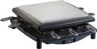 Steba Raclette RC 3 in Schwarz mit Natursteinplatte und einstellbarem Thermostat - Bild 1