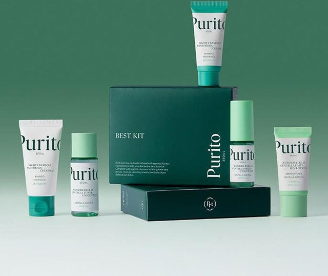 Purito Seoul Bestes Kit, 5-Schritte-Set, für empfindliche Haut - Bild 1