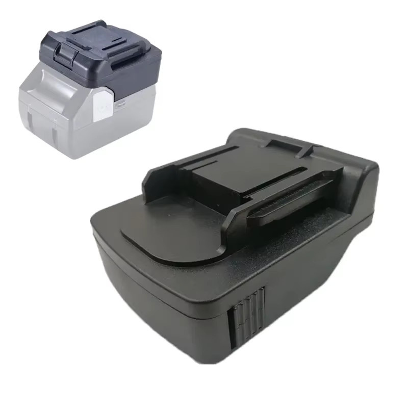 MBB18MTL Akku-Adapter für Metabo 18V Li-Ion Akkus zur Verwendung mit Makita LXT Maschinen, Farbe: Schwarz - Bild 2