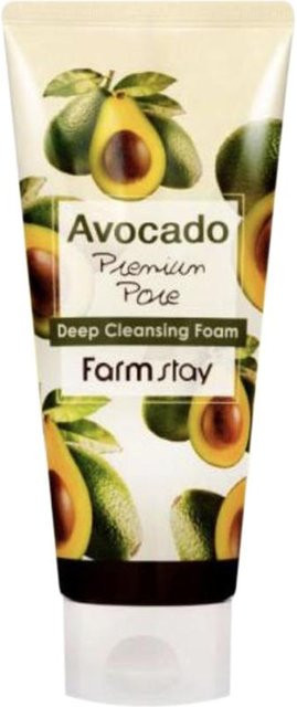 FARM STAY Avocado Reinigungsschaum, 180 ml, Gesicht - Bild 1