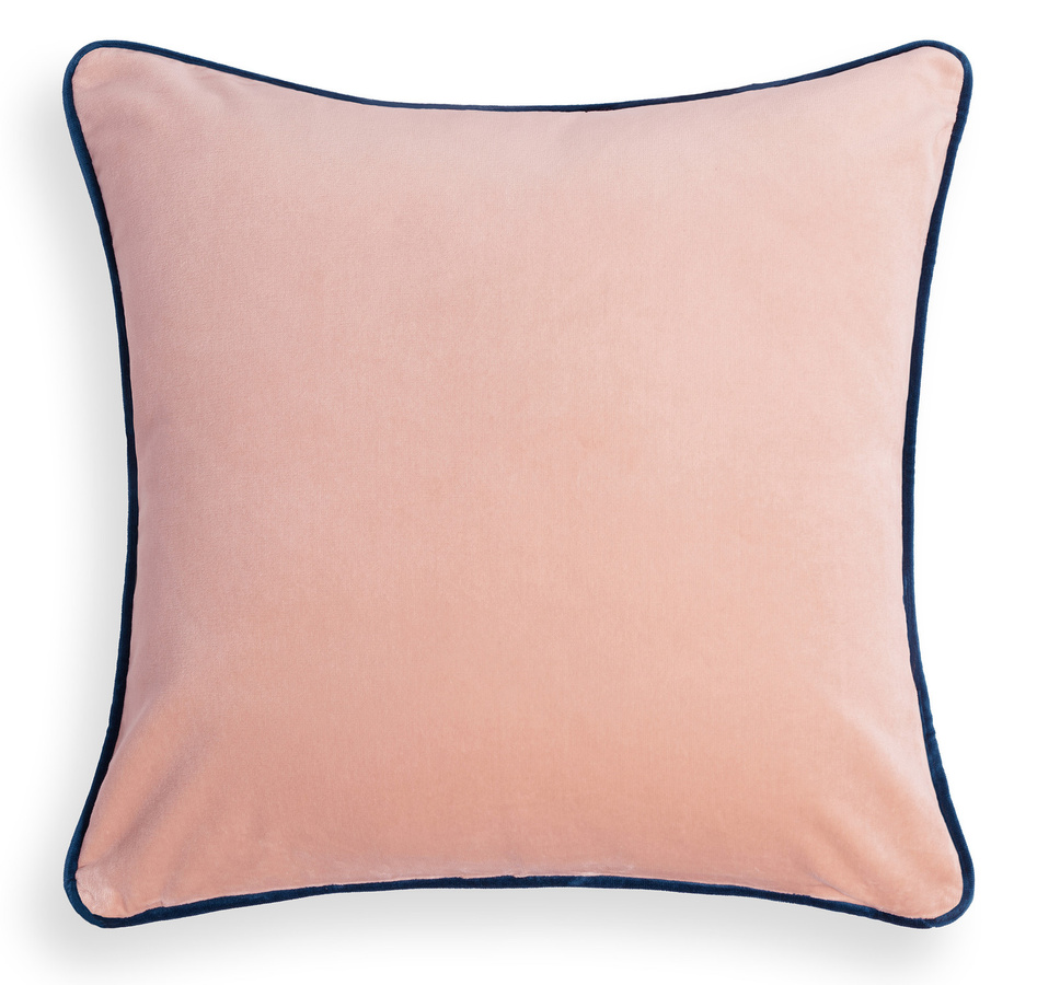 Bassetti Kissenhülle Velour UNI in Pink mit abnehmbarem Bezug und Oeko-Tex Standard 100 - Bild 1