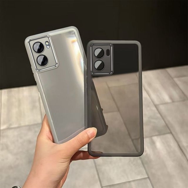 Stoßfeste Silikon Schutzhülle für OPPO A57s, A57, A77, A57e und A77S in Transparent - Bild 1