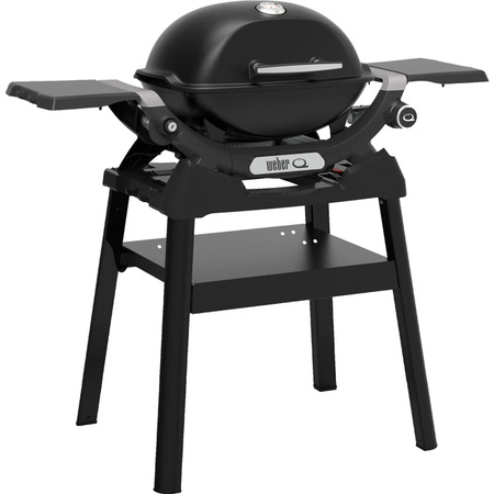 Weber Gasgrill Q 1200N mit Stand, Schwarz, Grillfläche: Breite: 45 cm, Tiefe: 36 cm