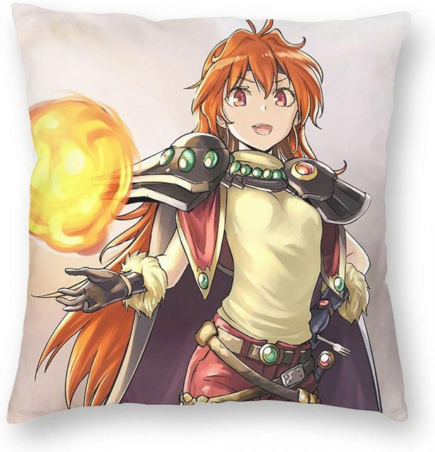 Quadratischer Kissenbezug Lina Inverse in Peach Skin für Sofa und Wohnzimmer, B/B: 18 x 18 cm - Bild 1