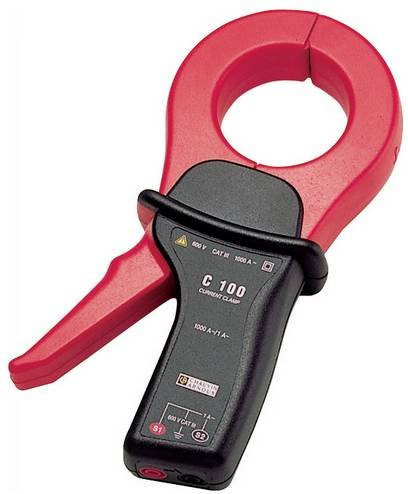 Chauvin Arnoux C100 Stromzangenadapter für AC/DC Messbereich 0,1 - 1200A in Rot - Bild 1