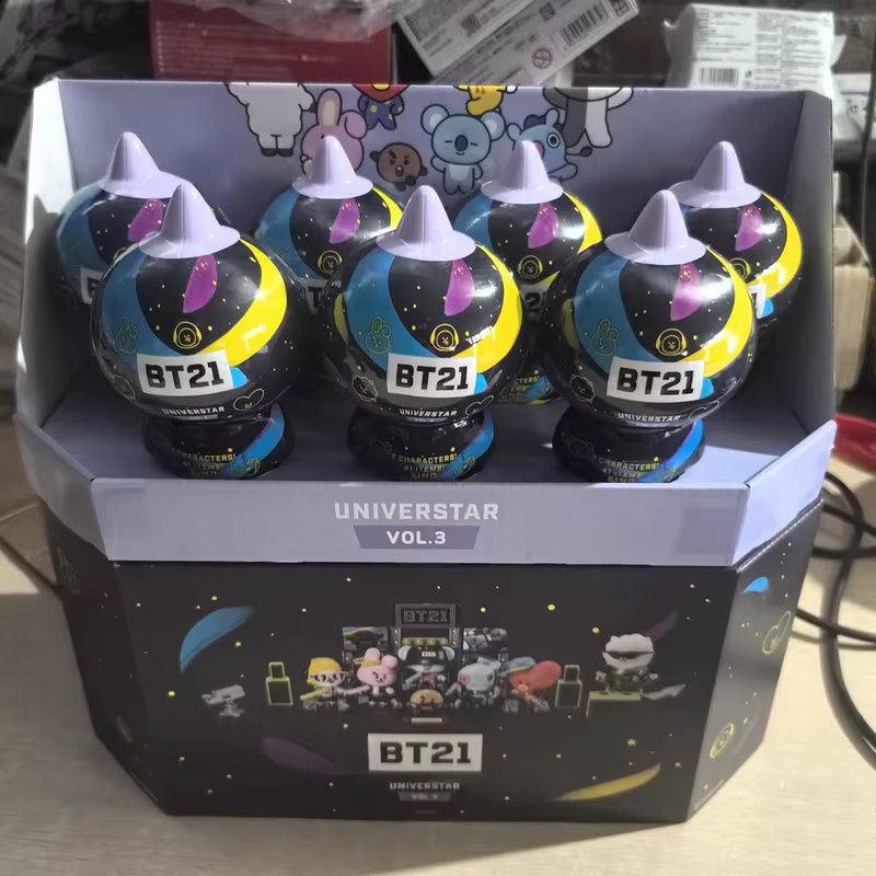 LINE FRIENDS BT21 BTS Blind Box Figuren, Strand-Thema, Einzelfigur - Bild 3