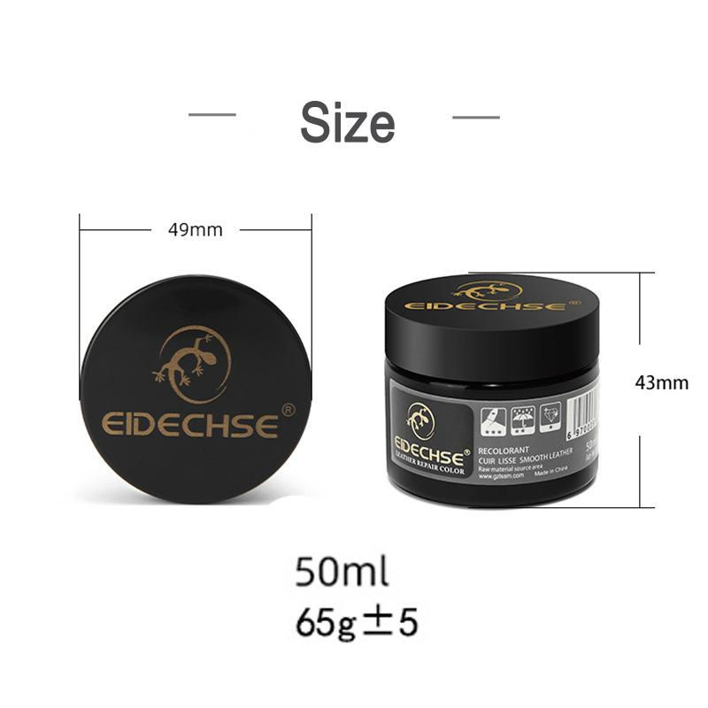 YJMP Lederreparaturcreme in Beige zur Restaurierung von Leder für Schuhe, Autositze, Sofas und Mäntel, 50 ml - Bild 3