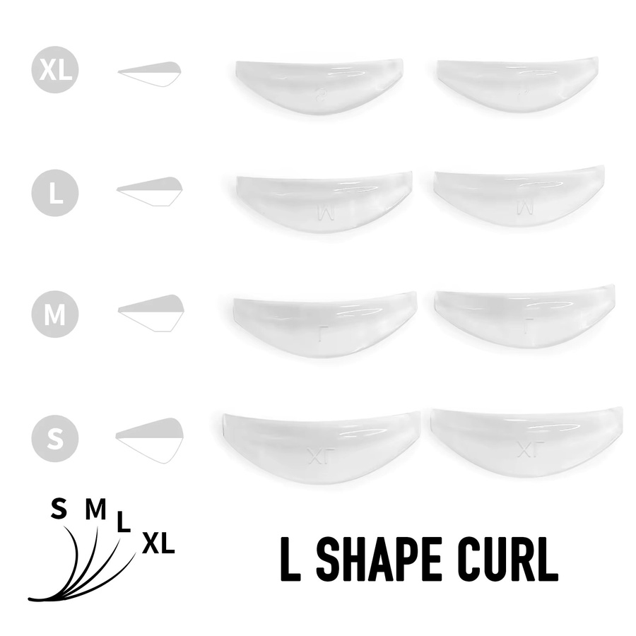 Lomansa Silikon Wimperndauerwelle Pads, 4 Paar, Unisex - Bild 2