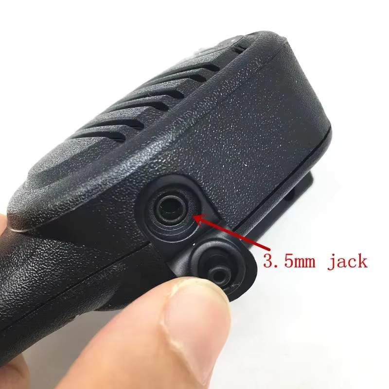 Motorola PMMN4021A Mikrofon-Lautsprecher Freisprecheinrichtung in Schwarz mit 3,5 mm Klinke für Walkie Talkies wie GP328, GP338, PTX760 und XiR5150 - Bild 4