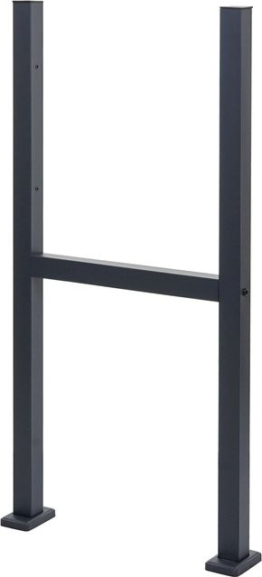 MCW Standfuß für Paketkasten MCW-K41 aus verzinktem Stahl in Anthrazit, B/T/H: 120,0 x 59,0 x 11,5 cm - Bild 1