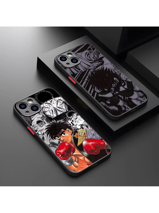 Hajime No Ippo Anime Kunst Handyhülle Matt Transparent für iPhone 16 15 14 13 12 Pro Max Mini 7 8 11 Cover - Bild 3