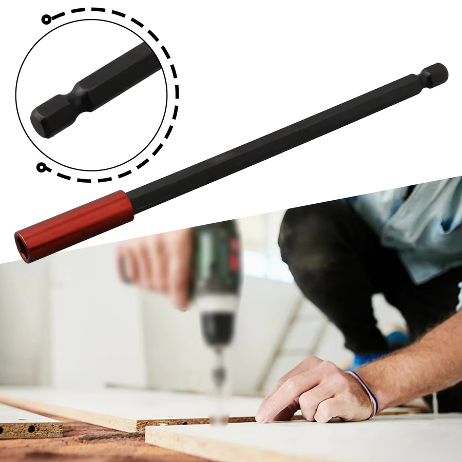 Vibratite Bit-Halter Schnellwechsel-Verlängerung mit 1/4 Zoll Schaft für Bohrmaschinen und elektrische Schrauber - Bild 3