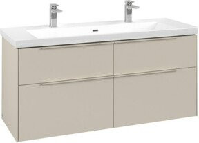 V&B Waschtischunterschrank Subway 3.0 in Grau, B/T/H: 127,2 x 57,6 x 47,8 cm - Bild 1