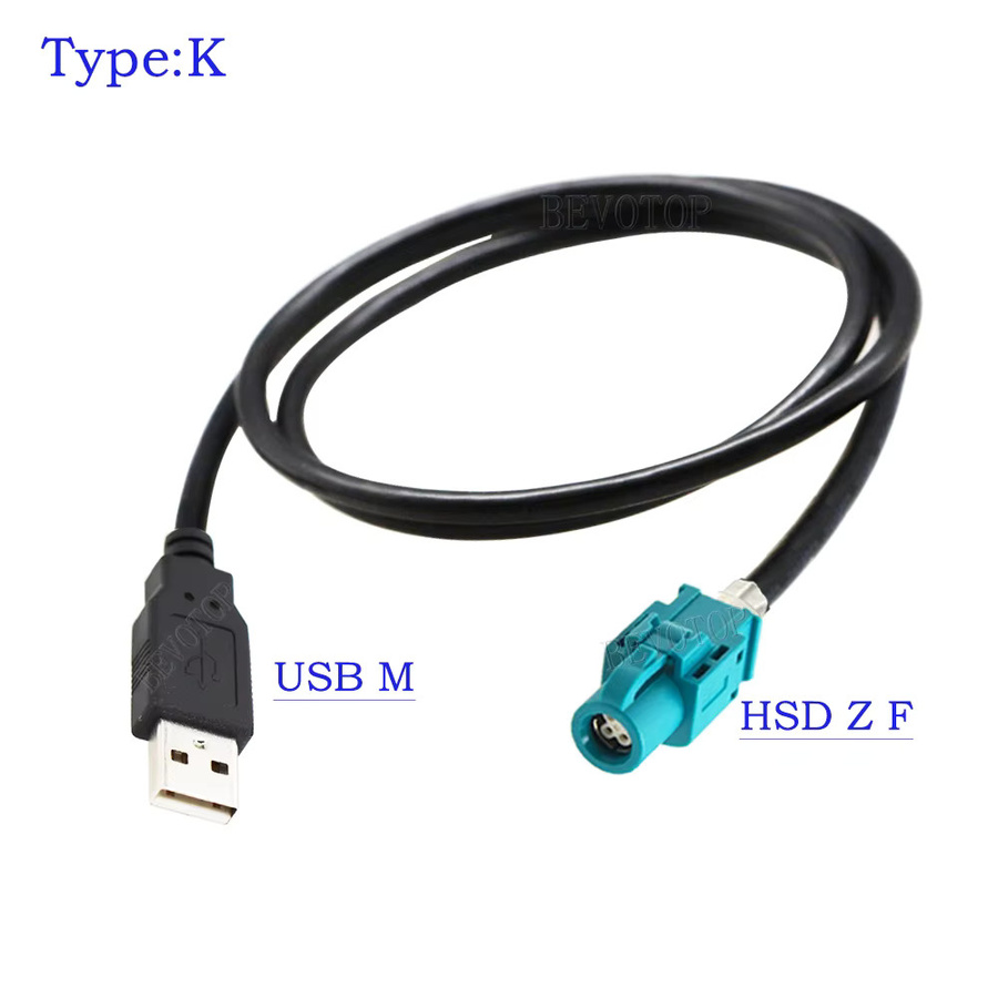 BEVOTOP USB-Kabel von USB-A auf 4-adrige HSD-Buchse (A/B/C/D/E/F/G/H/Z) für LVDS-Steuerungen und Bildschirme - Bild 2