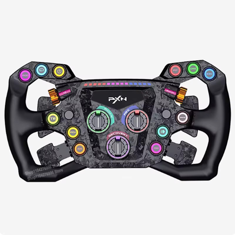 PXN GT ONE Gaming-Lenkrad mit anpassbaren Tasten und Carbon-Schaltwippen für Rennsimulatoren - Bild 4